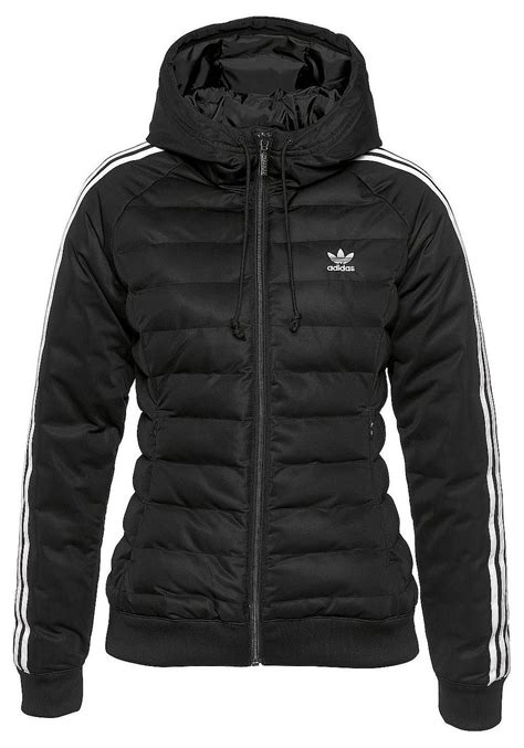 adidas damen jacke schwarz meliert|schwarze Jacken für Damen .